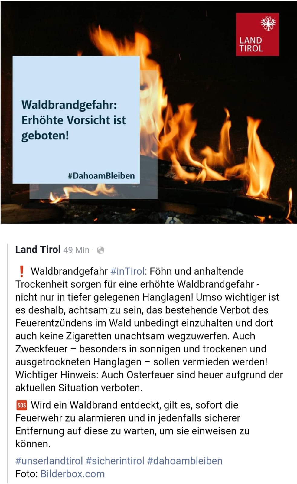 Waldbrand