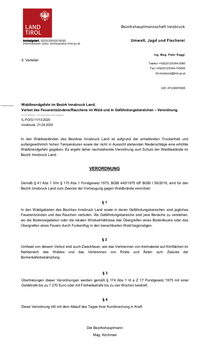 Waldbrand